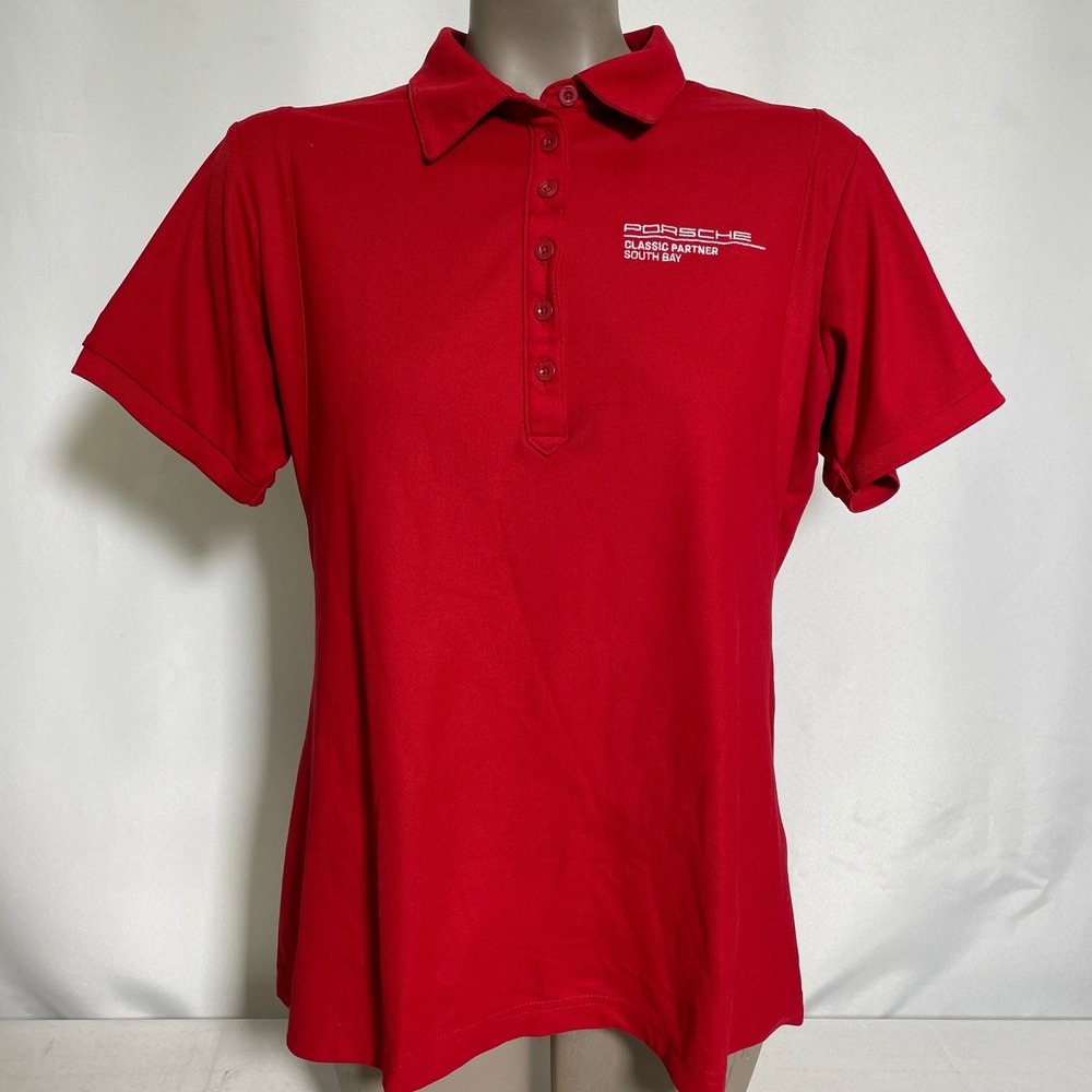 Porsche Classic Partner South Bay OGIO Embroidered Red Polo Shirt Women's MEDIUM